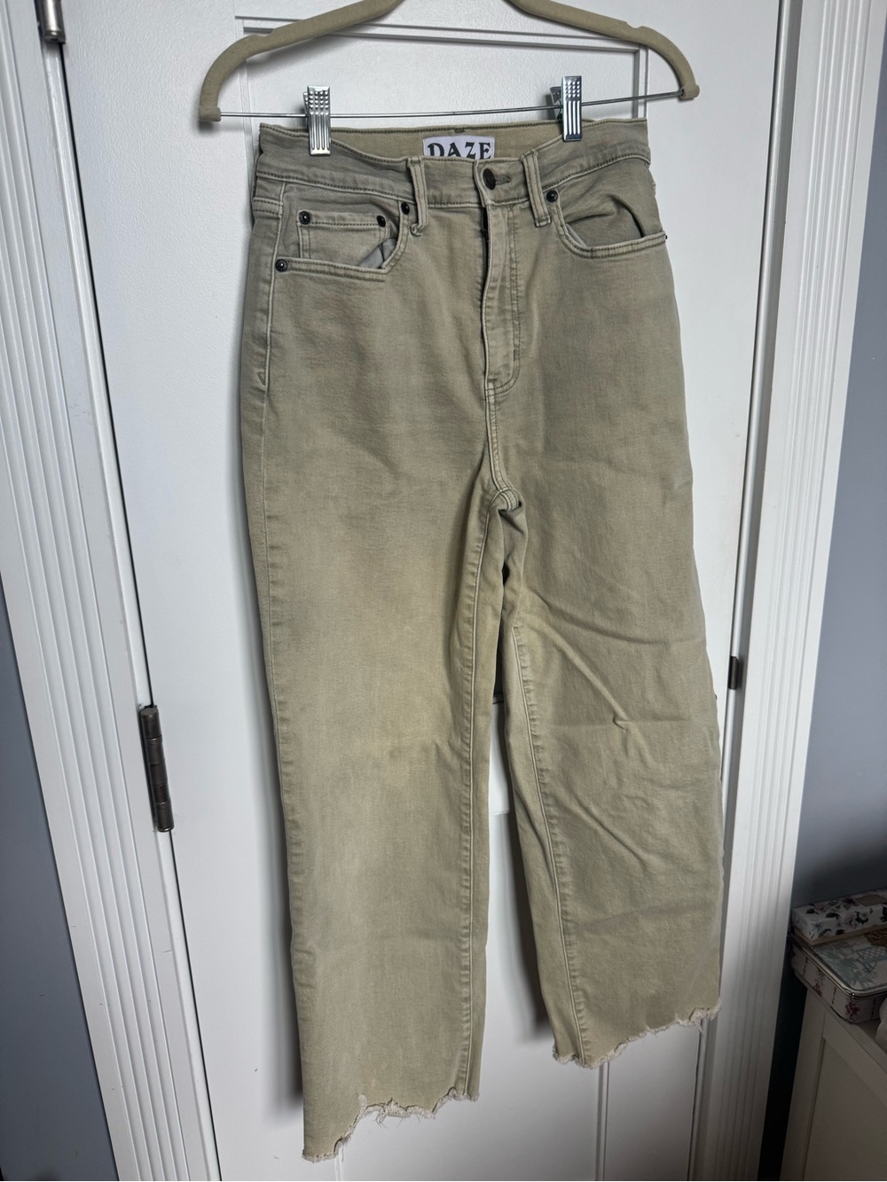 DAZE High-Rise Women's Jeans — Khaki